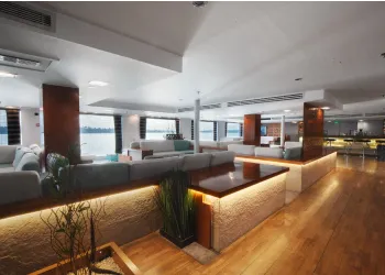 Lounge aboard the M/S Le Fayan Nile Cruise Nile cruise